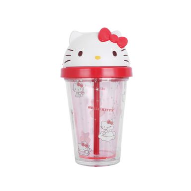 Tomatodo de plástico con tapa de hello kitty de 320 ml -  Sanrio