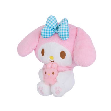 Peluche mi melodia 27 cm sentada with little buddy serie sanrio -  Sanrio
