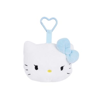 Llavero de peluche en forma de cabeza hello kitty color azul serie sanrio -  Sanrio