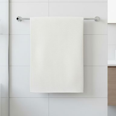 Toalla de baño miniso serie waffle weave beige 140cm x 70cm -  Miniso