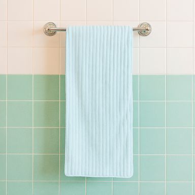 Toalla para manos microfibra verde aqua 75x35 cm -  Miniso