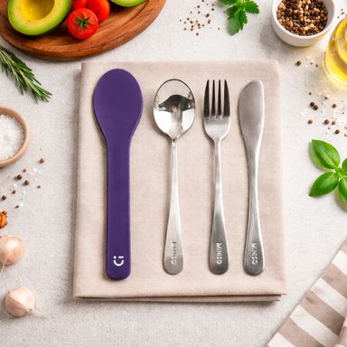 Set morado stickers serie snoopy -  Snoopy