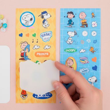 Stickers azul serie snoopy -  Snoopy