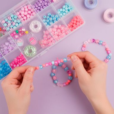 Set para jugar kit de creación de pulseras de abalorios sweet cake serie miniso -  Miniso