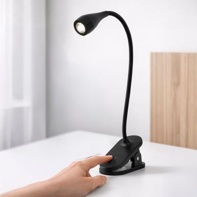 Lámpara de escritorio de clip 1200mah mod ke dyl2202 negra -  Miniso