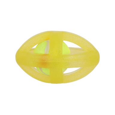 Juguetes para mascotas pet olivary 2 en 1 bouncy ball amarillo fluorescente serie miniso -  Miniso