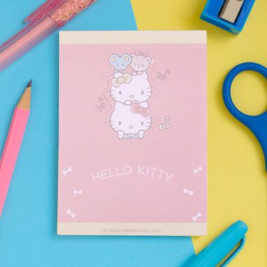 Bloc notas adhesivas rosa 11x7.8 cm 30 hojas hello kitty sanrio -  Sanrio