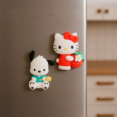 Blind box hello kitty & sus amigos jardín 6.5 cm imán para nevera sanrio -  Sanrio