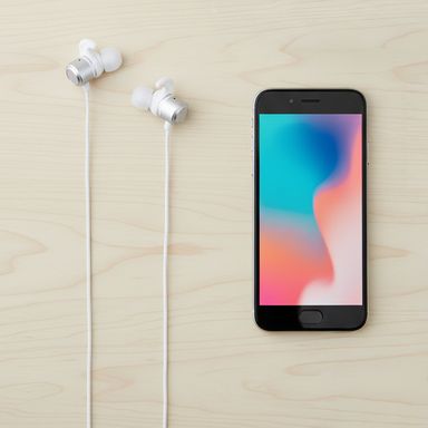 Audífonos de cable tipo c blancos 120 cm -  Miniso