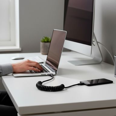 Cable de carga rápida y datos macaron sintético negro 120 cm usb a tipo c -  Miniso