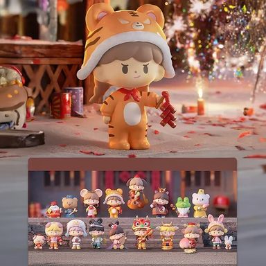 Blind box año nuevo en la aldea de manzanas 8 cm zzoton -  Miniso