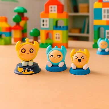 Blind box 3.5x4.5 cm eggy party -  Miniso