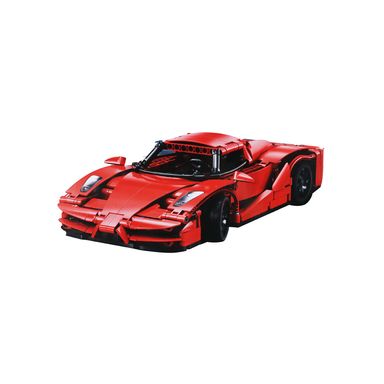 Bloques de construcción carro a control remoto rojo 32x8 cm 405 piezas red blade sport car -  Miniso