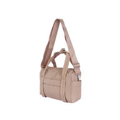 Bolso crossbody sporty elegance textil café 24x10x18 cm -  Miniso