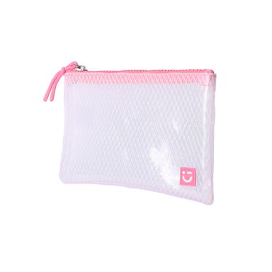Bolsa de almacenamiento sintética rosa 18x12x1 cm -  Miniso