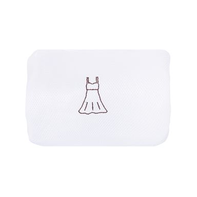 Bolsa de lavandería para vestido textil blanca 30x18 cm -  Miniso