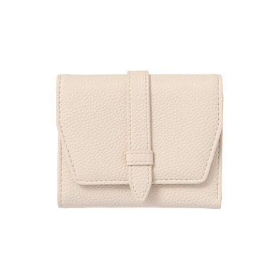 Cartera para mujer tipo piel sintética beige 12x15x3 cm -  Miniso