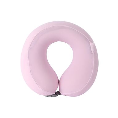 Almohada de viaje minimalista memory foam rosa 25x24 cm -  Miniso