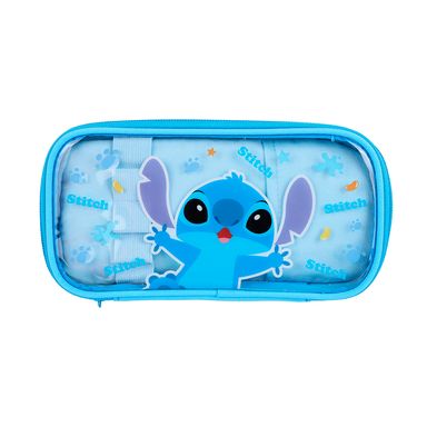 Cartuchera 100% poliéster azul 20x10x5 cm stitch disney -  Lilo & Stitch