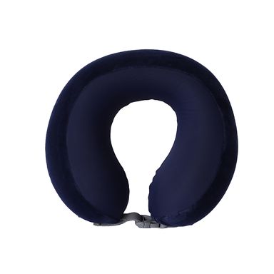 Almohada de viaje minimalista memory foam azul 25x24 cm -  Miniso