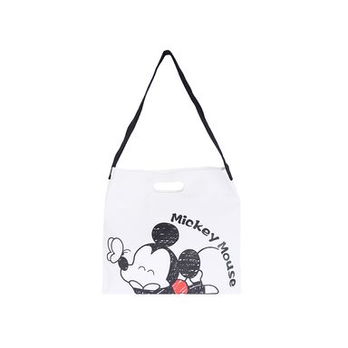 Bolsa de compras textil blanca 43x38 cm mickey mouse disney -  Disney