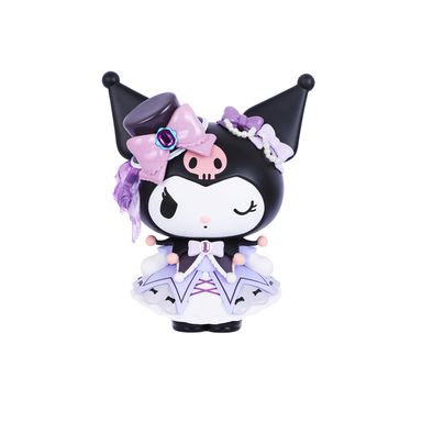 Figura de colección fiesta de rosa sintética 18.5x12 cm kuromi sanrio -  Sanrio