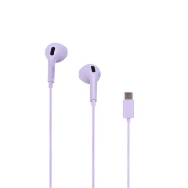 Audífonos de cable con estuche tipo c lila 120 cm kuromi sanrio -  Sanrio