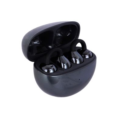 Audífonos inalámbricos con estuche de carga little planet gris oscuro -  Miniso