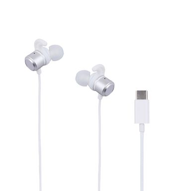Audífonos de cable tipo c blancos 120 cm -  Miniso