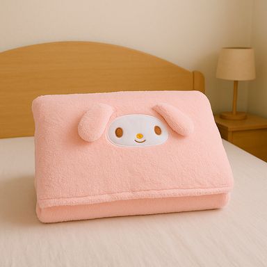 Toalla de baño textil rosa 30x80 cm my melody sanrio -  Sanrio