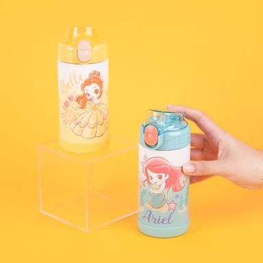 Tomatodo térmico princesas manga acero inoxidable verde aqua 300 ml ariel disney -  Disney