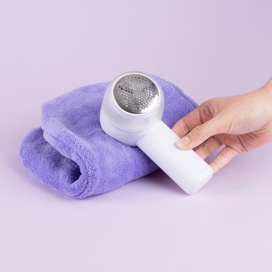 Quita pelusas eléctrico sintético blanco minimalista -  Miniso