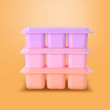 Set moldes para cubos de hielo minimalistas plástico multicolor 13x4.6x8 cm 3 piezas -  Miniso