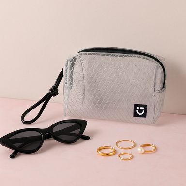 Monedero sintético negro 12x7x6 cm -  Miniso