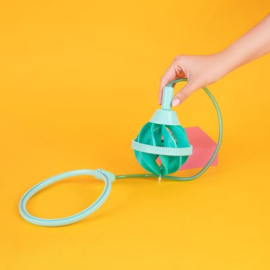 Pelota de salto sintética verde -  Miniso
