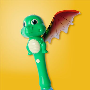 Máquina de burbujas sintético verde 100 ml dragon -  Miniso