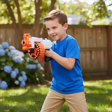 Pistola de juguete dardos sintética blanca gran capacidad 24 piezas -  Miniso