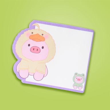 Notas adhesivas penple toy 50 hojas cerdita gigi -  Miniso