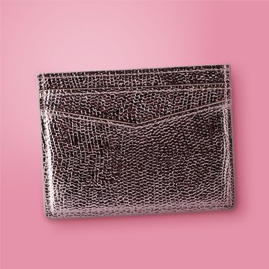 Tarjetero shiny sintético 10x8x1 cm -  Miniso