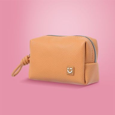 Monedero minimalista sintético café 12x8 cm -  Miniso