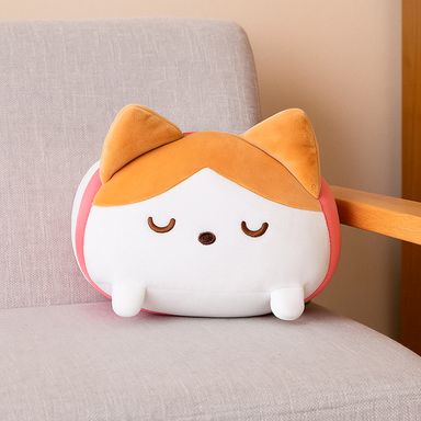 Peluche acostado felpa 16x19 cm gatito -  Mini Family