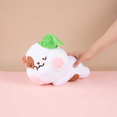 Peluche felpa blanco 37x25 cm hámster hamlet -  Mini Family