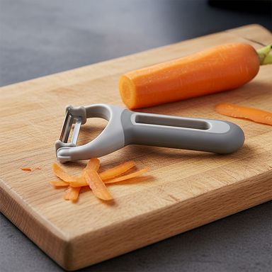 Pelador de alimentos 3 en 1 cool style kitchen acero inoxidable gris utensilio de cocina -  Miniso