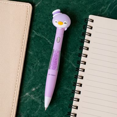 Lapicero con luz tinta azul 1.0 mm sr. miniso -  Mini Family