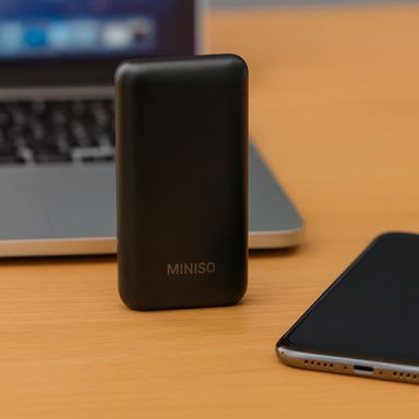 Mini batería portátil power bank negra 4000 mah -  Miniso