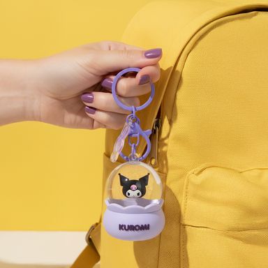Llavero bola de cristal sintético morado 22 cm kuromi sanrio -  Sanrio