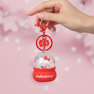 Llavero bola de cristal sintético rojo 22 cm hello kitty sanrio -  Sanrio
