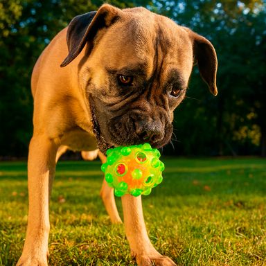 Juguete para mascotas con luz sintético verde -  Miniso