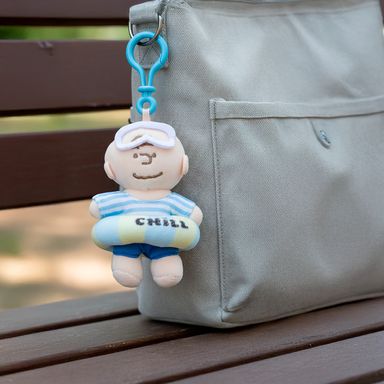 Llavero felpa 16 cm charlie brown snoopy -  Snoopy