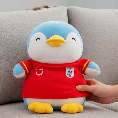 Peluche decorativo mini family felpa azul 24x25 cm jersey de panamá sr. miniso -  Mini Family